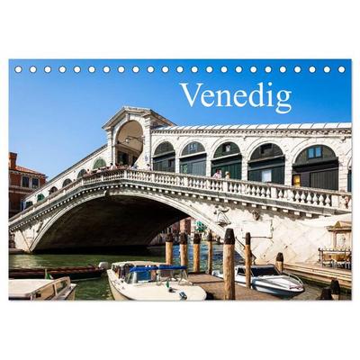 Venedig (Tischkalender 2026 DIN A5 quer), CALVENDO Monatskalender