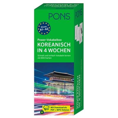 PONS Power-Vokabelbox Koreanisch in 4 Wochen, Taschenbuch von Vokabelbox, PONS Langenscheidt GmbH, 978-3-12-562477-1