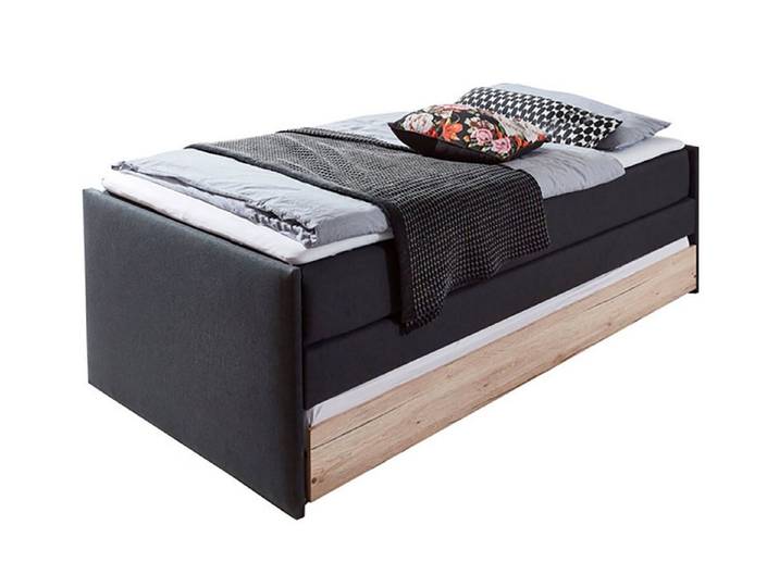 Wimex Polsterbett Colorado (Colorado, 1-tlg., Boxspringbett), 120x200cm graphit Eiche sanremo