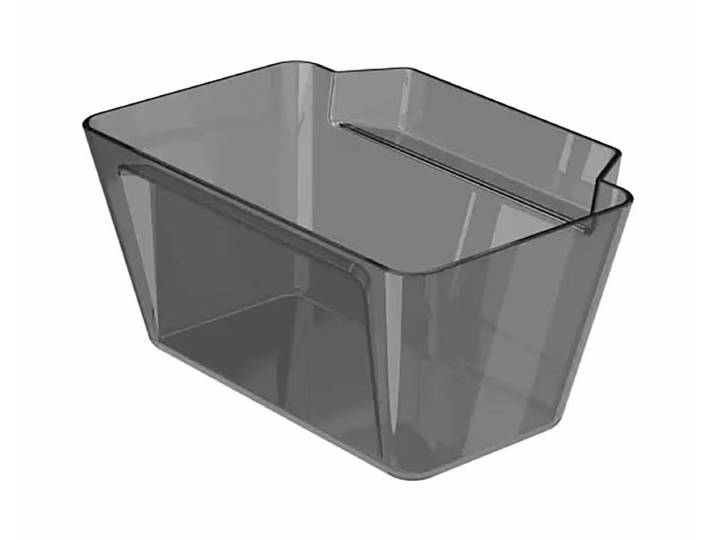 Bora 6476 Eiswürfelauffangbehälter – Kühlschrank Zubehör/Gefrierschrank Zubehör – grau