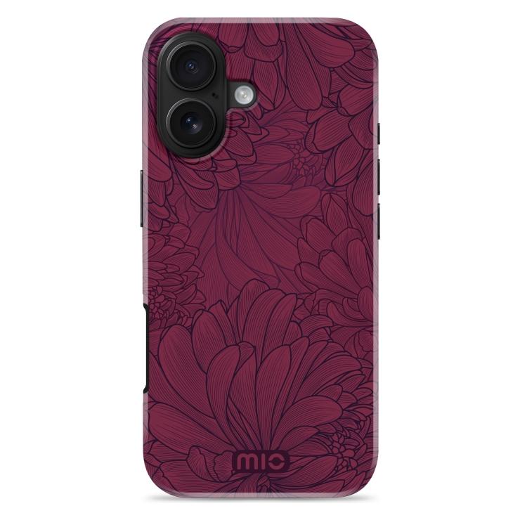 Mio Back panel cover Berry Blooms Magsafe Compatible for iPhone 17 (Apple iPhone 17) (65343907)