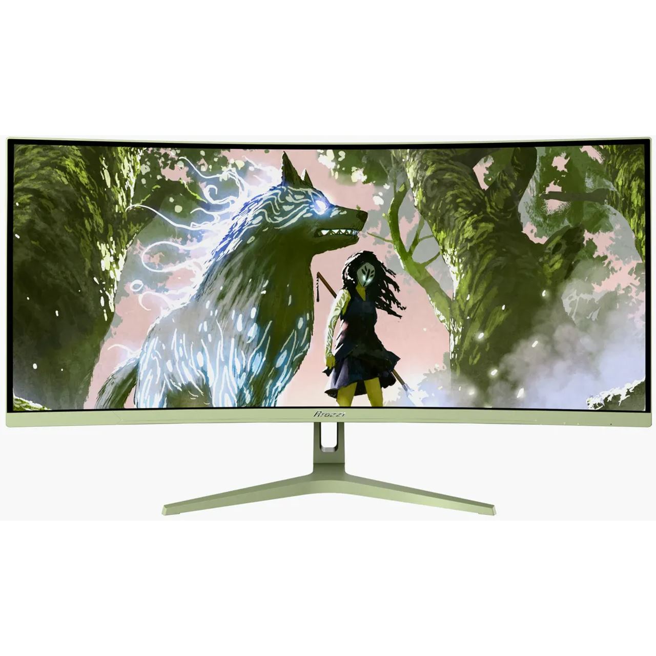 34" (86,36cm) Arozzi Nova 34T2K165 grün 3440x1440 2xDisplayport 1.4 / 2xHDMI 2.0
