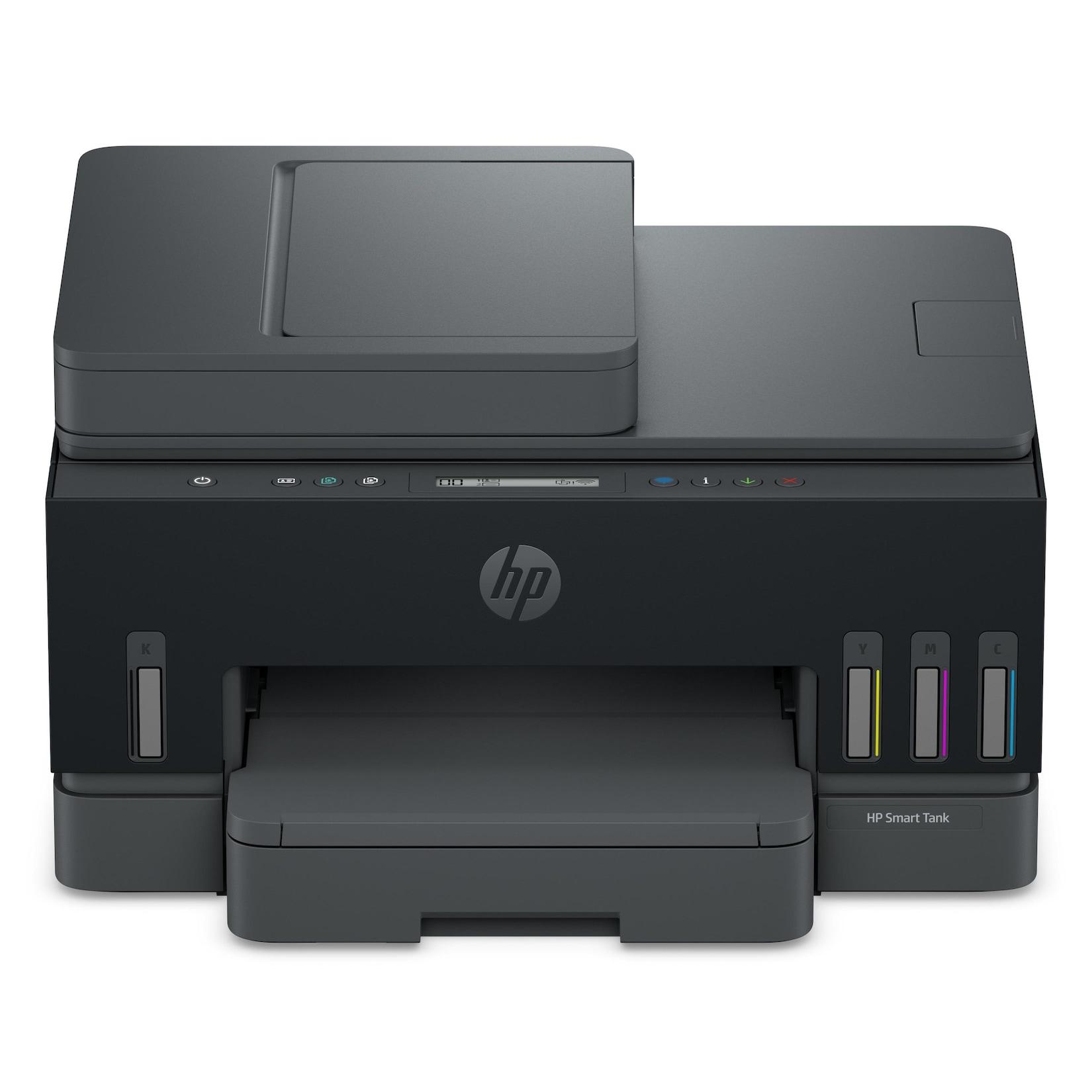 HP Smart Tank 7315 All-in-One, Grau Multifunktionsdrucker (D06FHA, Tintenstrahldrucker, 3-in-1, Drucker, Scanner, Kopierer, WLAN, USB, Ethernet, AirPrint, Duplex, A4)