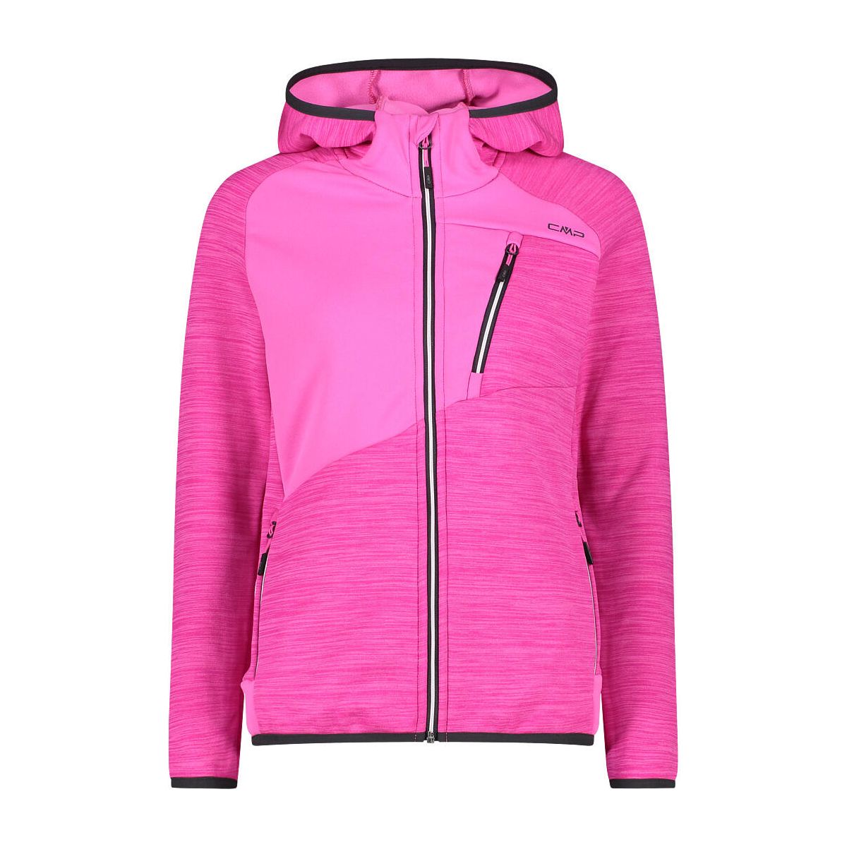 CMP Woman Jacket FIX Hood festival mel. (B843) 46 34E2836-B843-46