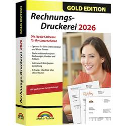 Markt & Technik Rechnungsdruckerei 2026 Gold Edition Windows Kaufmännische Software 81603