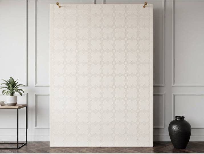 Tapis poils ras OWEN motif abstrait