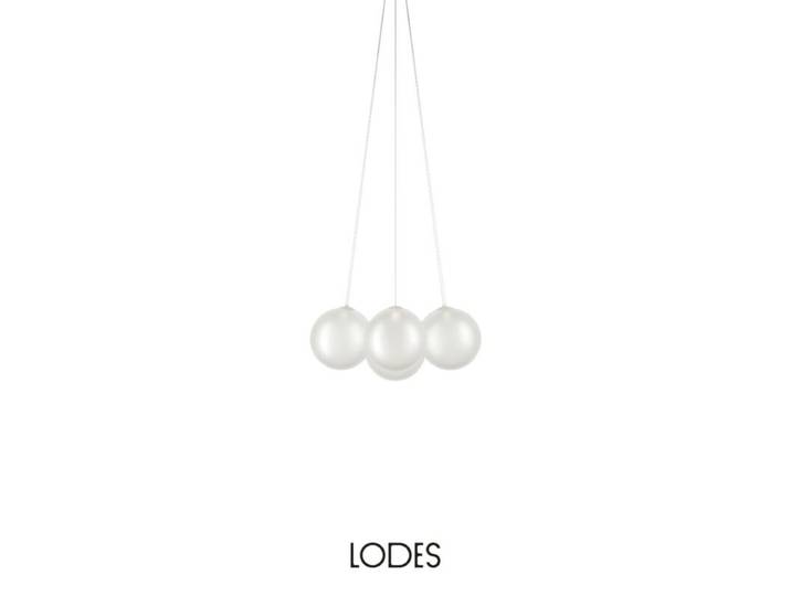 Lodes Pendelleuchte Random Cloud - Weiß (Frosted White) , 7 (si