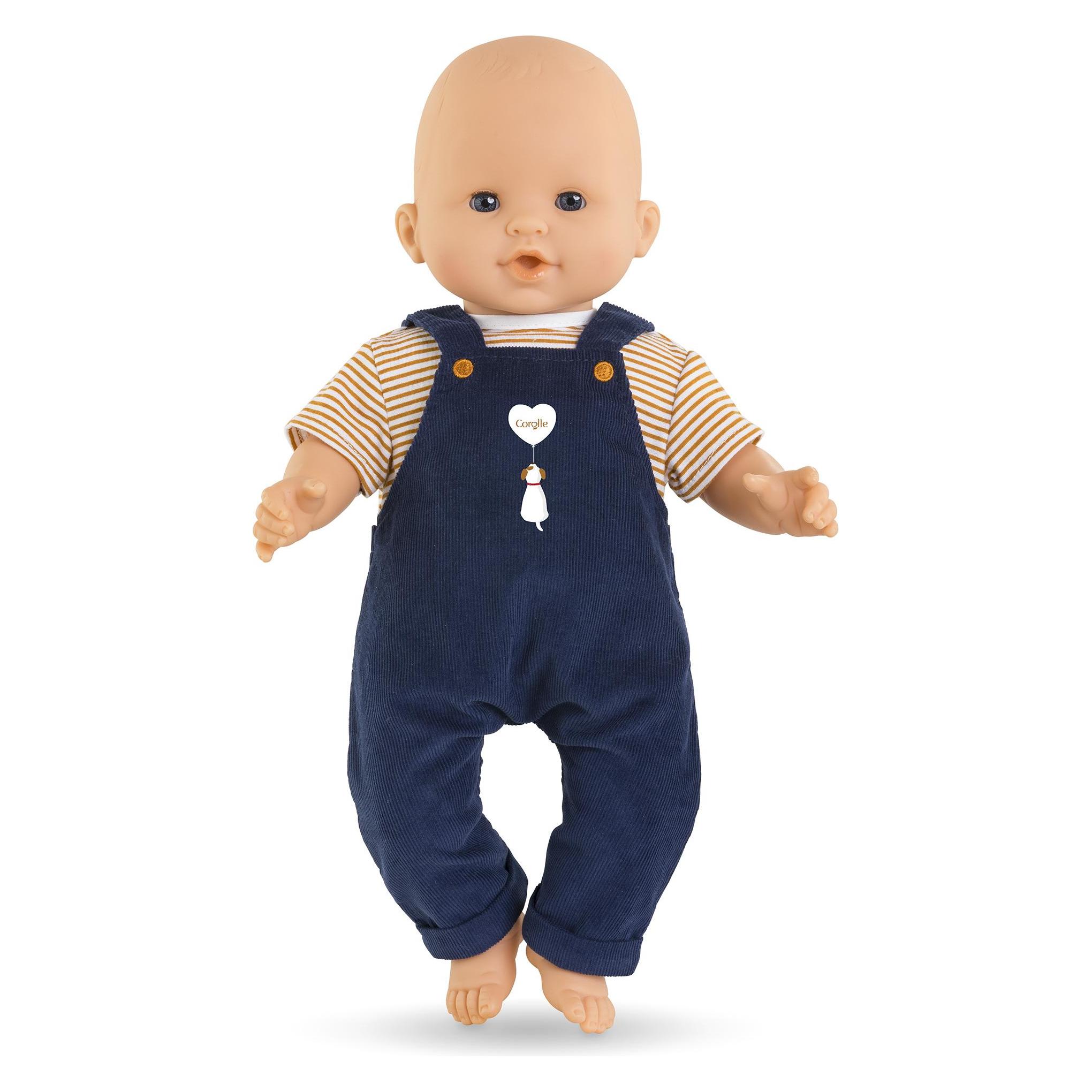 Corolle T-Shirt und marineblauer Overall, 36 cm (9000141890)