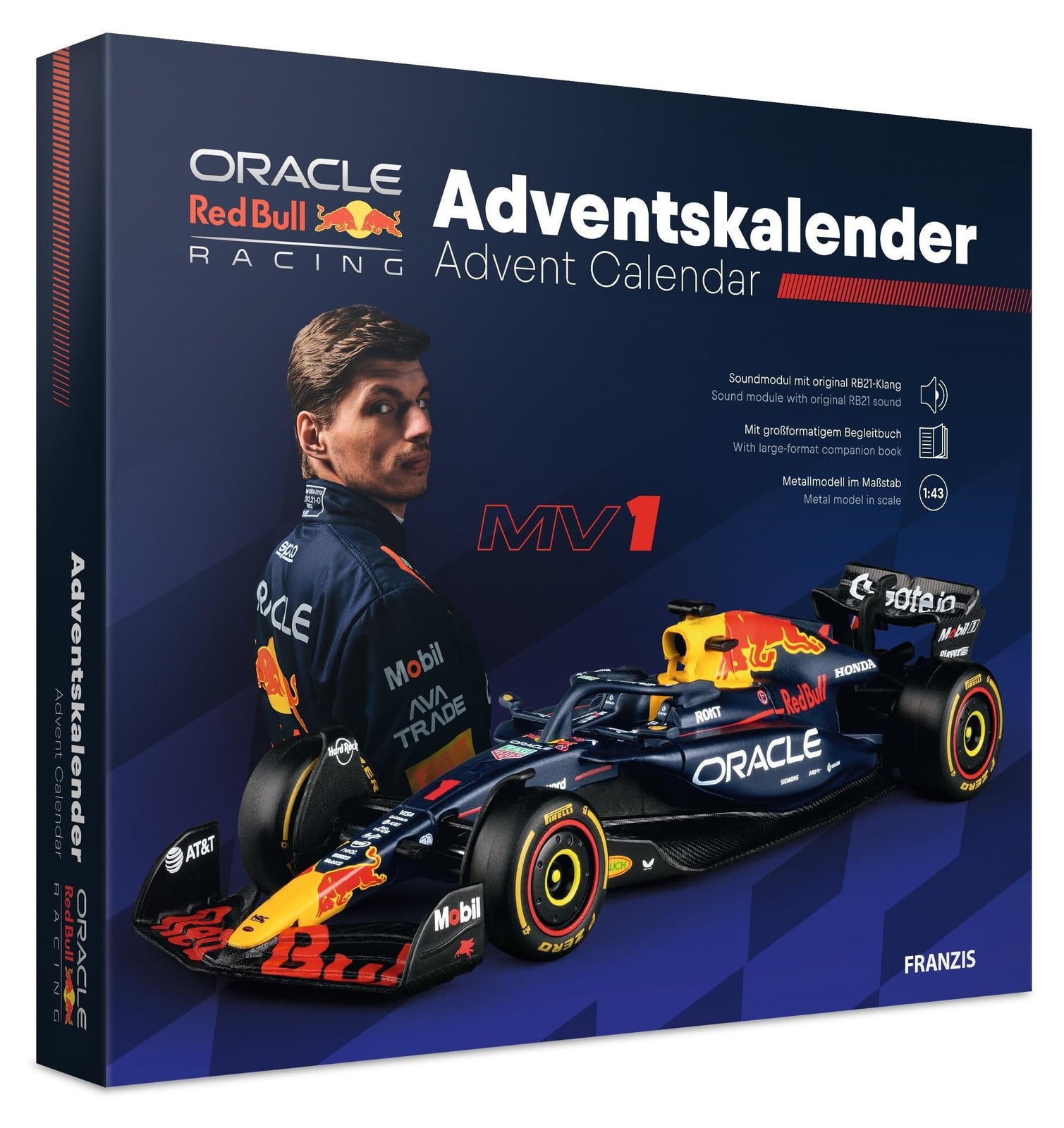FRANZIS Adventskalender Oracle Red Bull Racing 2026