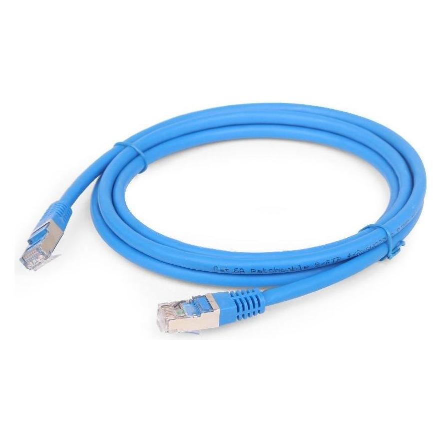 Gembird Kabel kat.6A SFTP LSZH Patch cord 1,5m (niebieski) (S/FTP, SFTP, CAT6a, 1.50 m) (PP6A-LSZHCU-B-1.5M)