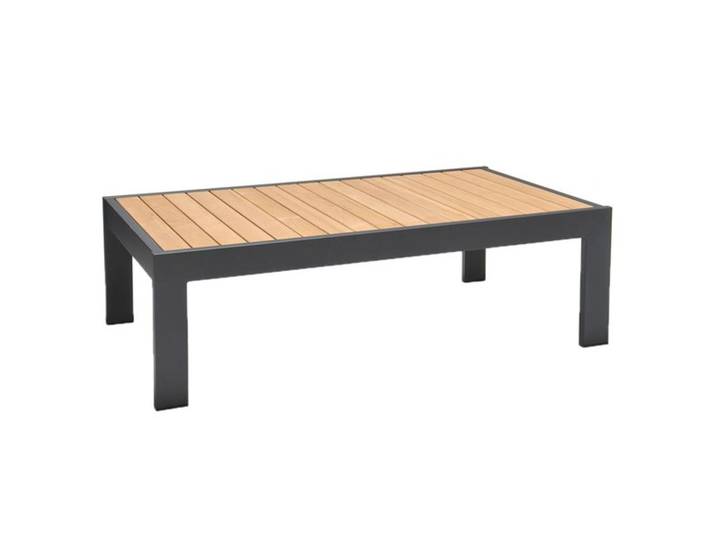 LifestyleGarden Palau Loungetisch 143x80cm Aluminium/Teak