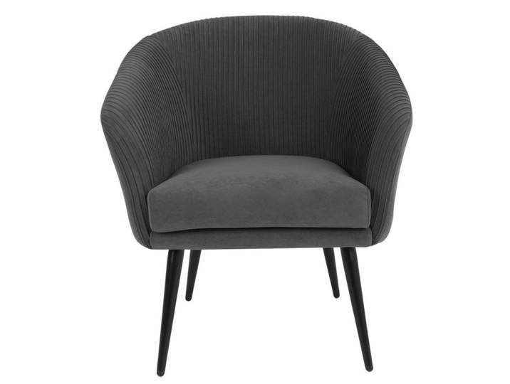 Fauteuil MARCUS tissu gris foncé
