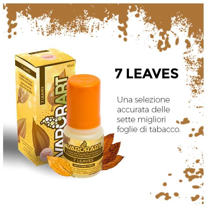 VaporArt IT 7 Leaves Liquido Pronto Vaporart 10 Ml Aroma Tabaccoso
