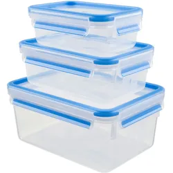 Frischhalte-Set CLIP & CLOSE (BHT 16,70x22,60x9,90 cm) - transparent - BHT 16,70x22,60x9,90 cm
