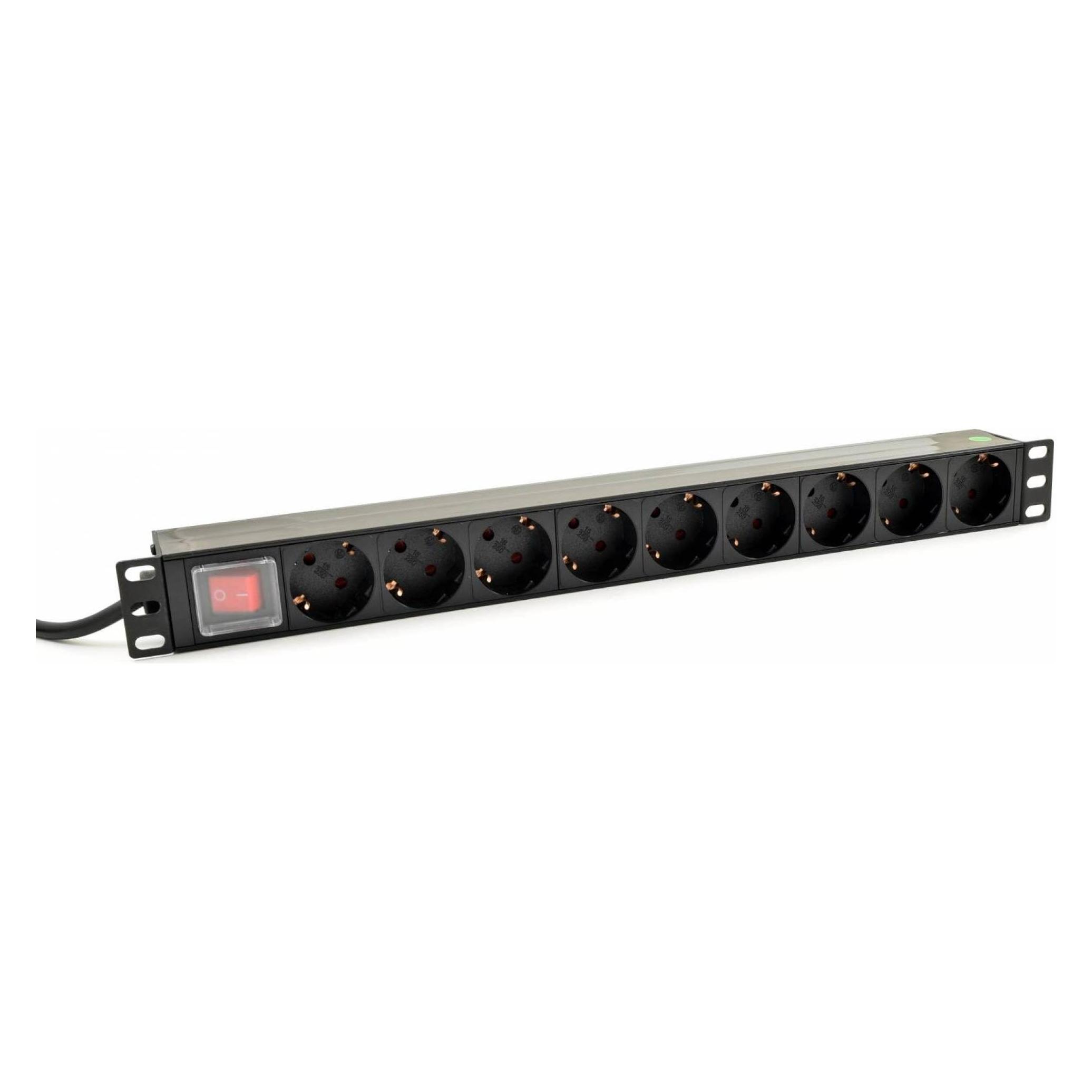 OEM 19" PDU Panel 9-port(EU) EU plug PDU09S (PDU09S)