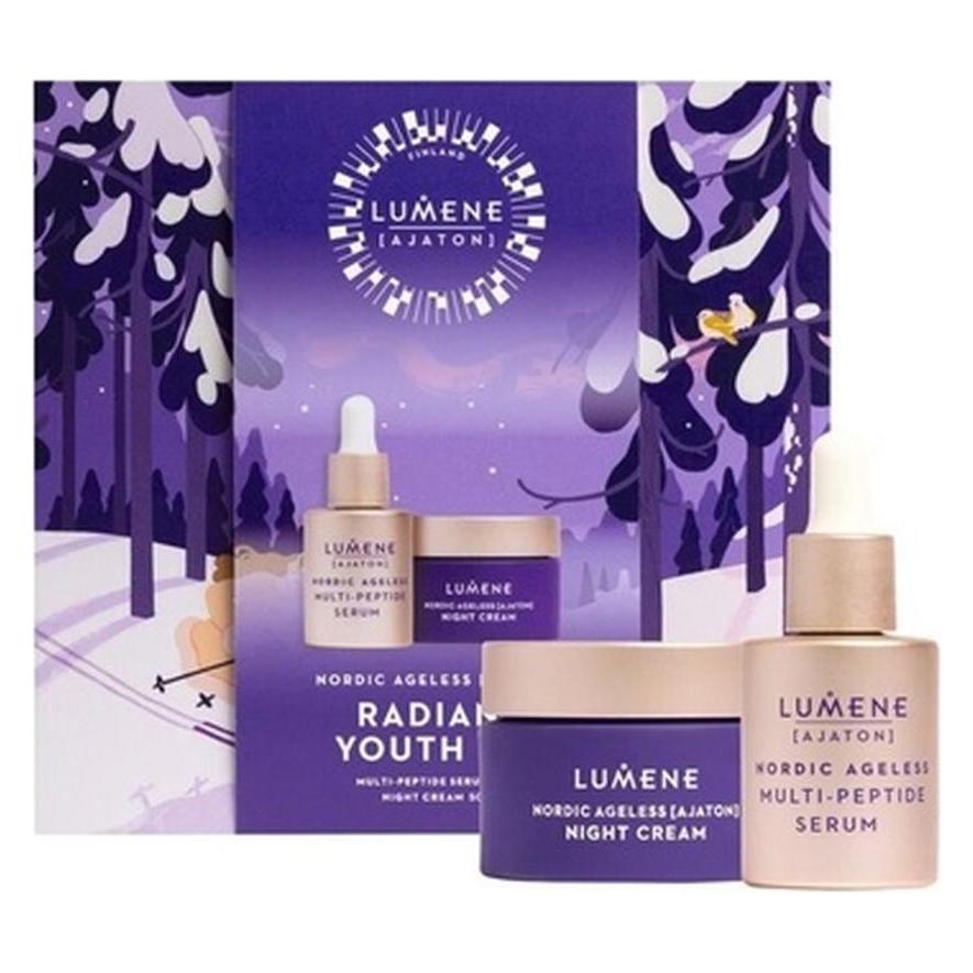 Lumene Nordic Ageless Radiant Youth Gift Set Multipeptide Serum 30ml And Night Cream 50ml (Gesichtspflege Set) (OTHER)