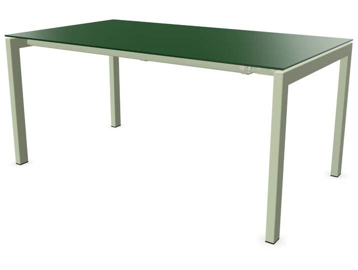 Auszugstisch Luzern von Schaffner / Farbe: Tannengrün / Grösse: 160/220 x 90 cm