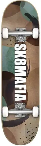 Skateboard Komplettboard Sk8mafia OG Logo Watercolor (8" - Braun)