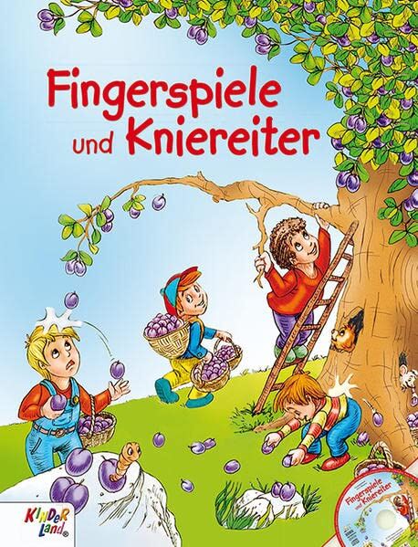 Fingerspiele und Kniereiter: Buch mit CD von Kinderland - Preis vom 17.10.2026 19:25:27 h