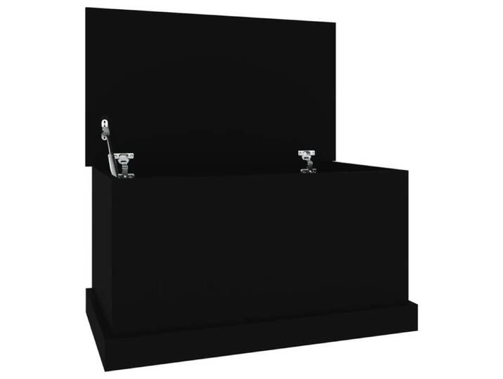 Soldes Flottants Boîte de rangement 1PC - SHIELD - charge: 100 kg - Banc de rangement - noir 70x40x38cm - Bois d'ingénierie A503028