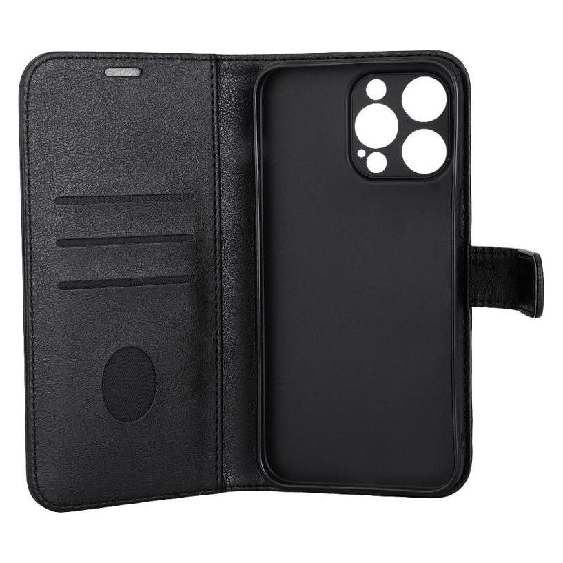 Radicover Radiation Protection Wallet Vegan Leather iPhone 15 PRO MAX Flipcover Black PU (Apple iPhone 15 Pro Max) (587108)