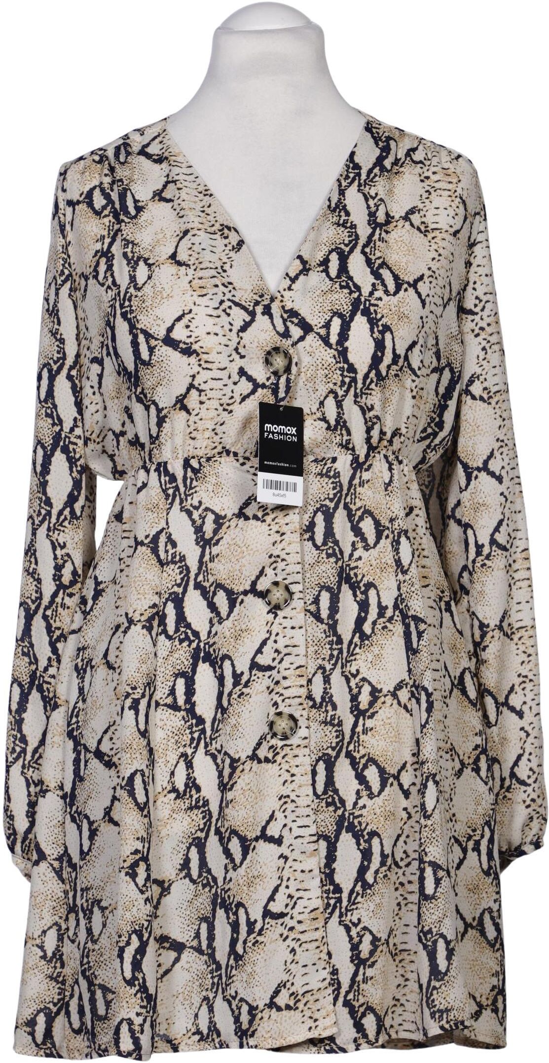 Chi Chi London Damen Kleid, Beige, Gr. L, Synthetik / Elasthan - Second Hand