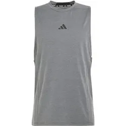 ADIDAS Herren Shirt Designed for Training Workout, Größe L in Grau Grau