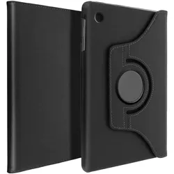 Akashi 360 Rotating Folio Case Black Stand Position For Samsung Galax (Samsung Galaxy Tab A9+), Tablet Hülle, Schwarz