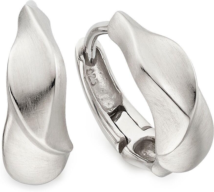 Paar Creolen FIRETTI "Schmuck, Geschenk, Creolen Silber rhodiniert", silber (silberfarben), Ohrringe, Damen, 13,5mm, Silber 925 (Sterlingsilber), Paar Creolen