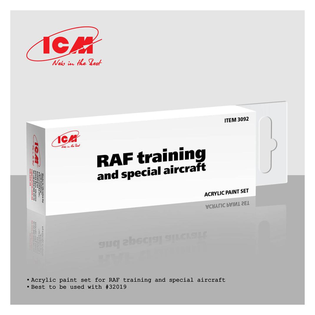 ICM RAF training and special aircraft (3092)