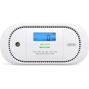 X-Sense CO-Melder XC01-M, mit Batterie, 10 Jahres Sensor, Funk vernetzbar