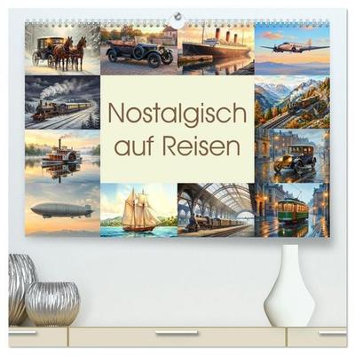 Nostalgisch auf Reisen (hochwertiger Premium Wandkalender 2027 DIN A2 quer), Kunstdruck in Hochglanz