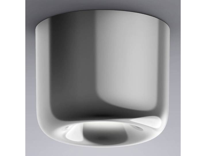 Serien Lighting Designer Deckenleuchte Cavity Ceiling L, dimmbar, chrom / silber, für Wohn- / Esszimmer, Aluminium, Design
