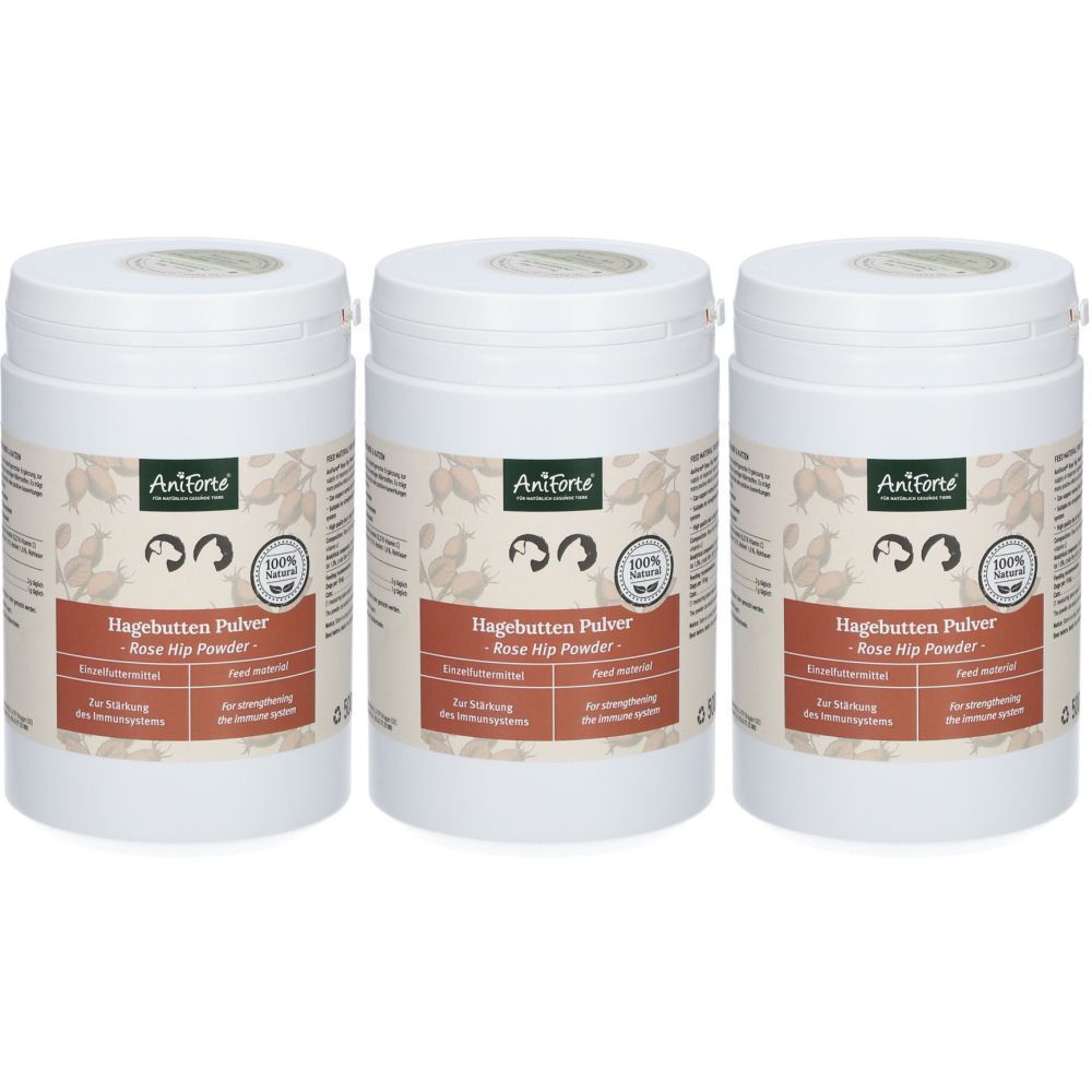AniForte Hagebutten Pulver 500 g x3 3x500