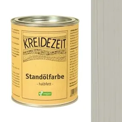 Kreidezeit Standölfarbe halbfett grau - 0,75 l Dose