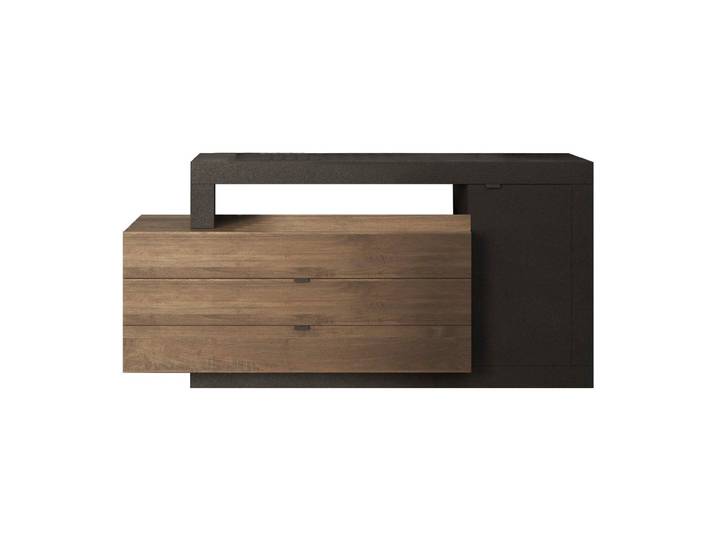 CALICOSY - Buffet 1 Tür und 3 Schubladen Journey - L160 cm