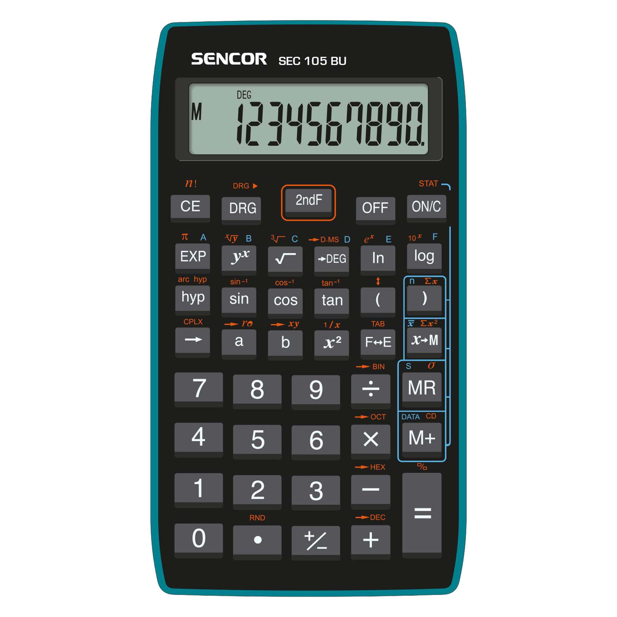 Sencor SEC 105 BU calculator (Batteriebetrieb) (SEC 105 BU)