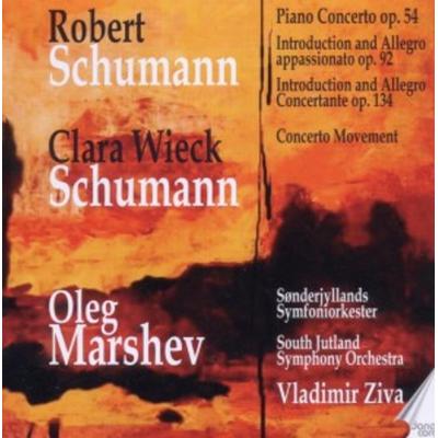 Robert und Clara Schumann-Klavierwerke - Marshev,Ziva,Sönderjyllands Symfonieorkester, CD