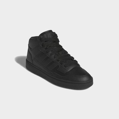 Sneaker ADIDAS SPORTSWEAR "RAPID COURT MID", Herren, Gr. 43, schwarz (core schwarz, core schwarz, carbon), Synthetik, Schuhe Sneaker