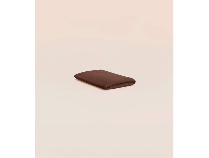 Drap housse en gaze de coton - Marron moka