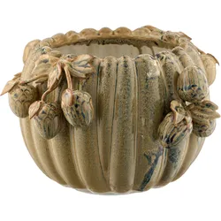 Schale mit Eicheln (LBH 29x26x18 cm) - beige - LBH 29x26x18 cm