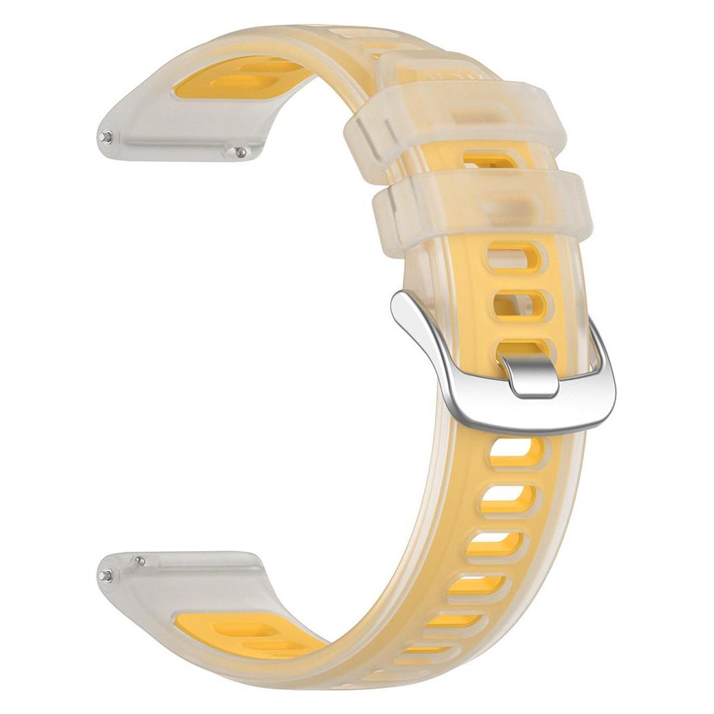 Techsuit - Watchband (W084) - Samsung Galaxy Watch4 40mm - Yellow (Silicone) (70091216)