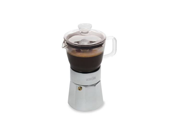 Machine à Espresso En Verre Argenté 290ml