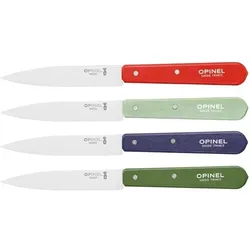 Opinel N°112 Rüstmesser 4er Set paysage, Küchenmesser, Mehrfarbig