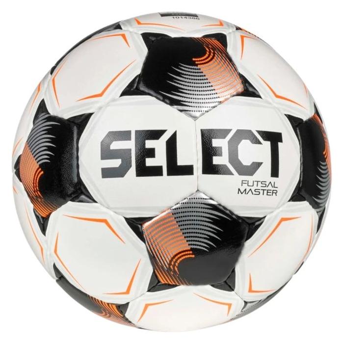 Select Piłka nożna Futsal Master grain v26 FIFA Basic biało-czarno-pomarańczowa 1014386/310020 4 (4) (310020)
