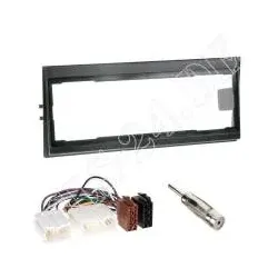 Autoradio 1-DIN Einbaurahmen Radioblende+Adapterkabel Einbauset für Volvo 740...