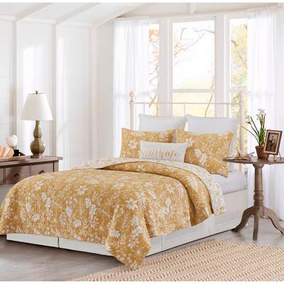 C&F Home Everview Gold Cotton Quilt Bedding Set