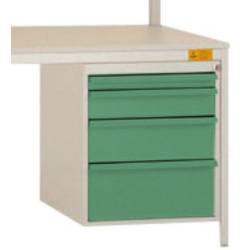 Manuflex LD4832.6011 ESD ESD-Gehäuse-Unterbau, Nutzhöhe 500 mm mit 4 Schubfächern