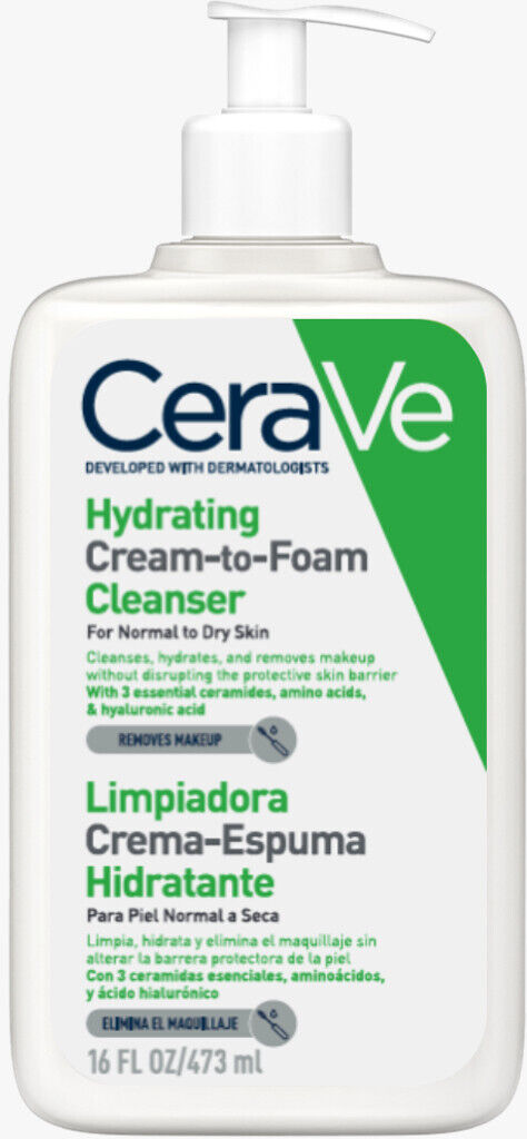 Cerave Cream To Foam Cleansing Gel 473 ml