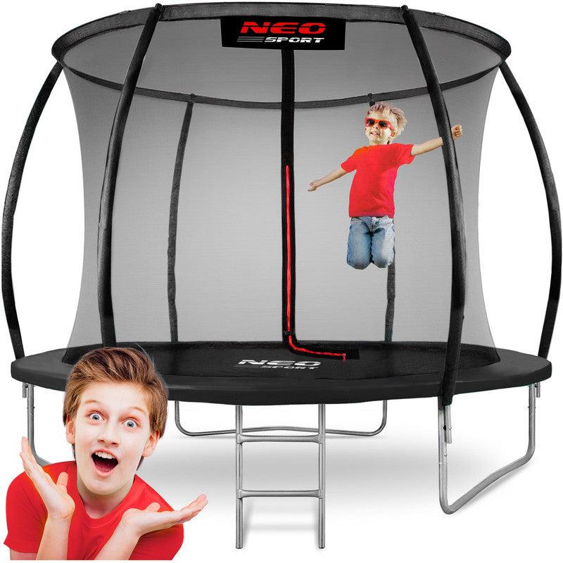 Trampolin, 312 cm, mit Sicherheitsnetz - Verzinkter Stahlrahmen und Sprungtuch